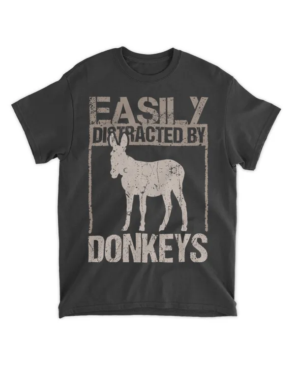 Easily destracted by donkeys design for donkey lover