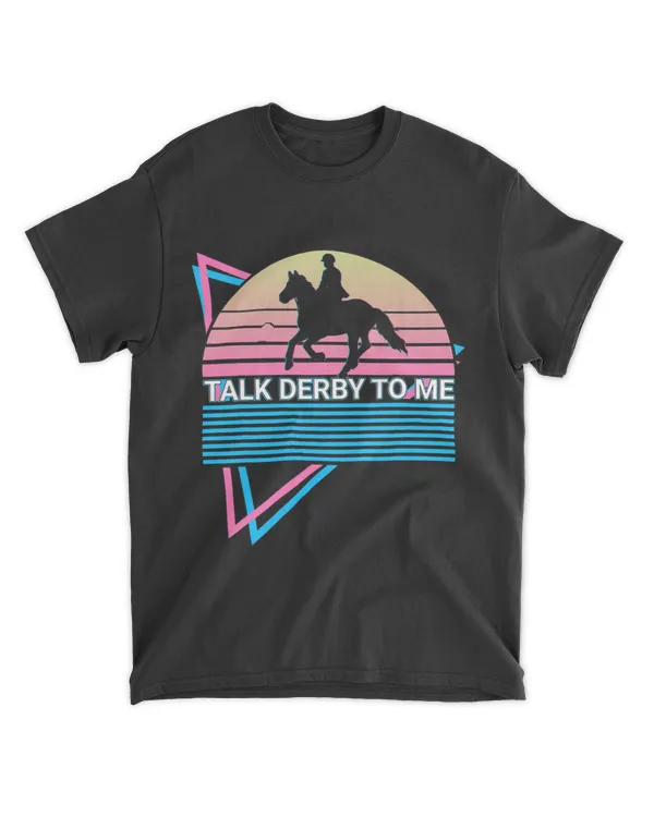 Funny Horse Retro Talk Derby To Me