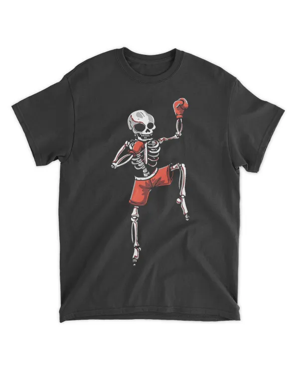 Kickboxing Skeleton Kickboxer Martial Arts Halloween