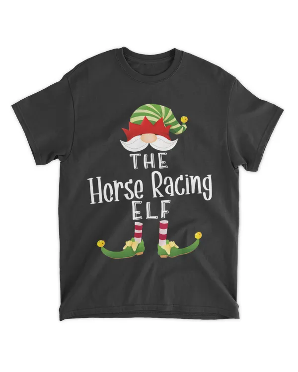 Horse Racing Elf Group Christmas Funny Pajama Party