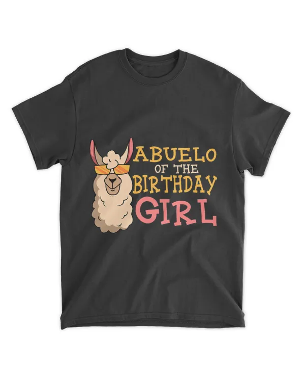 Abuelo Of The Birthday Girl LLama Bday Party Celebration