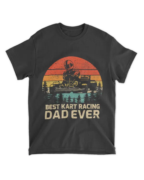 mens 3best kart racing dad ever fars day