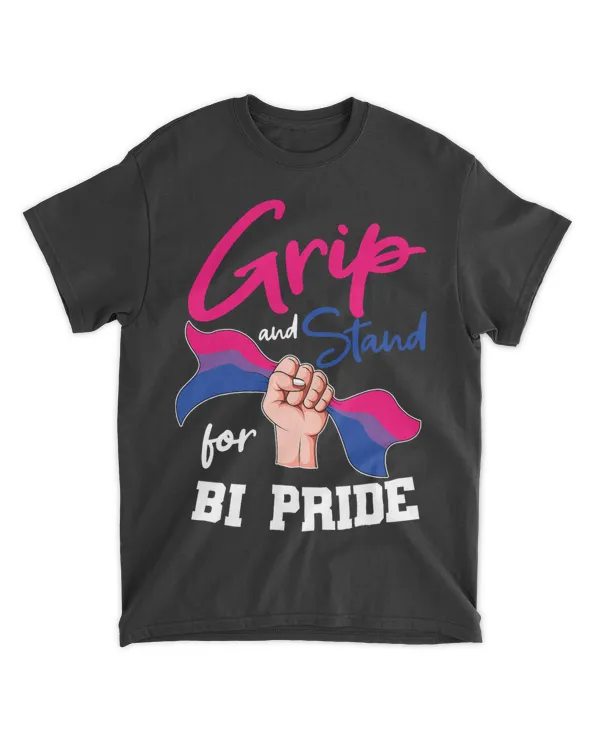 Grip And Stand For Bi Pride LGBTQ Flag Bisexual