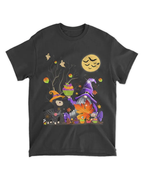Happy Llamaween Funny Halloween Witch Gnome Kids Boys Girls 21