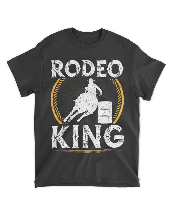 Barrel Racing Cowboy Rodeo King Barrel Racer