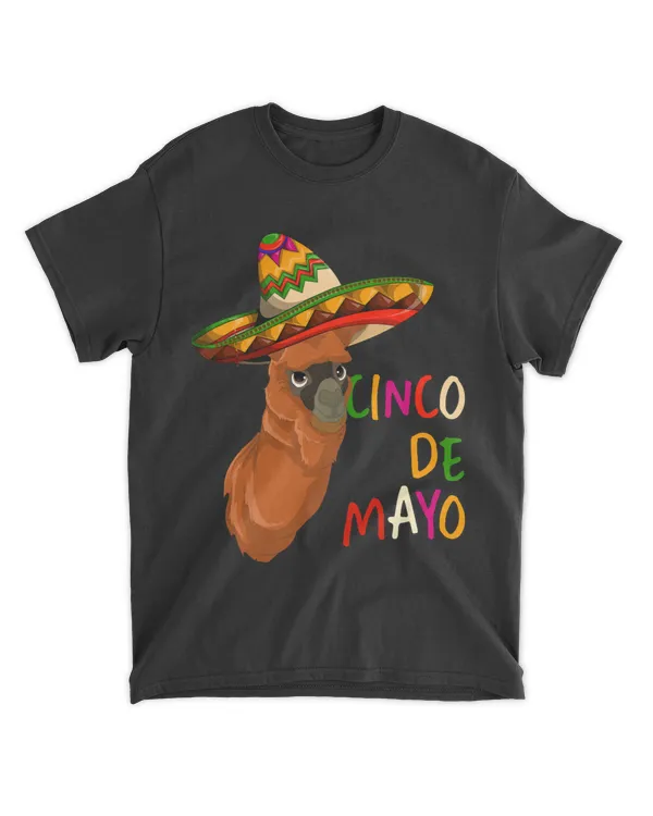 Mexican Party Mexico Llama Sombrero Funny Cinco De Mayo