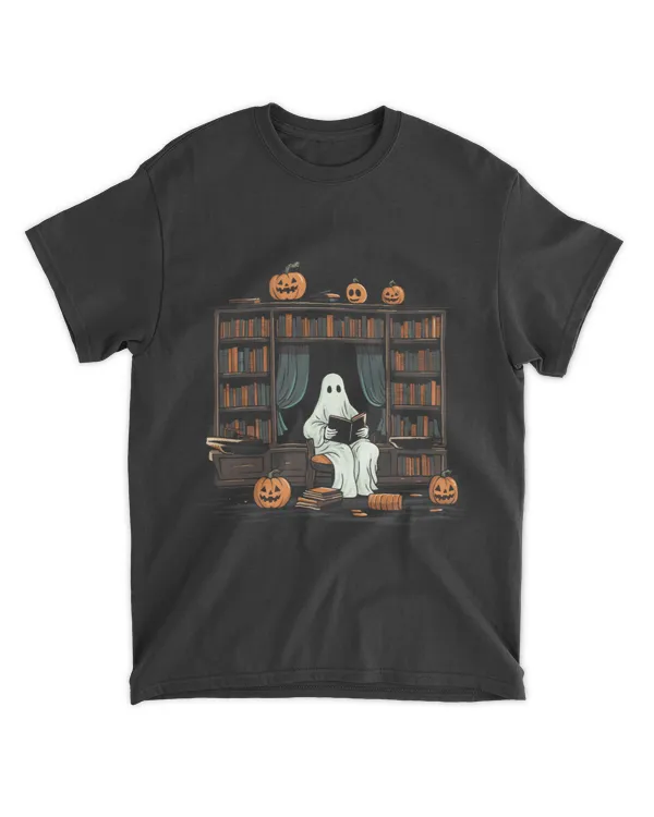 Ghost Reading Book Club Halloween Outfit Librarian Teachers