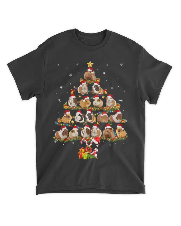 Guinea Pig Christmas Tree Toddler Shirt Guinea Pig Lover