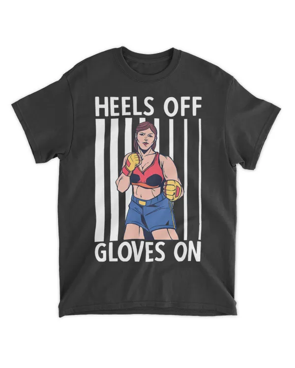 Womens Shoes Off Gloves On Boxing