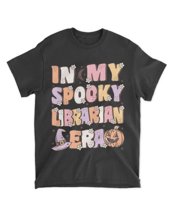 In My Spooky Librarian Era Groovy Halloween School Librarian