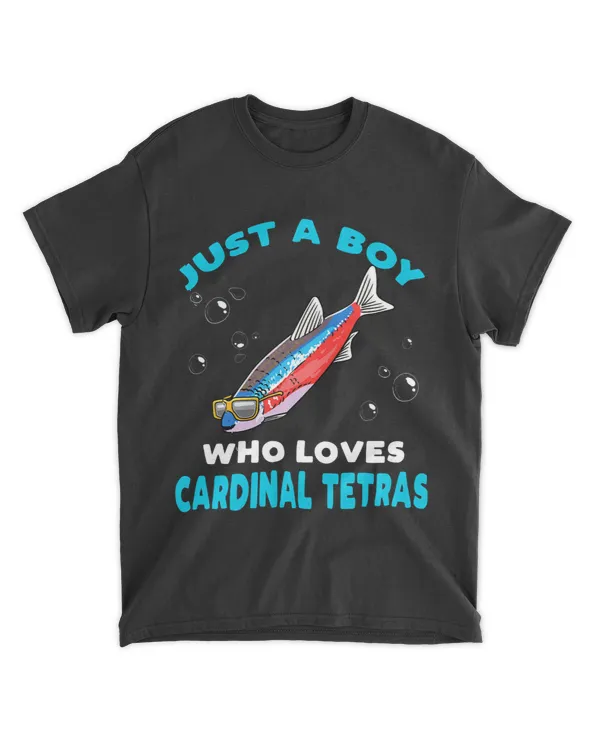 Just A Boy Who Loves Cardinal Tetras Fish Fishkeeper Breeder