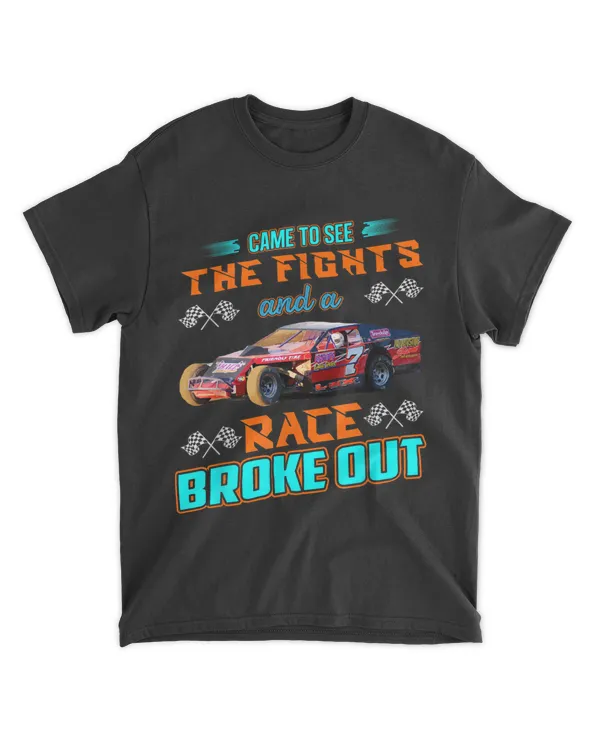 Funny Dirt Race Track Auto Car Racing Came to See the Fights