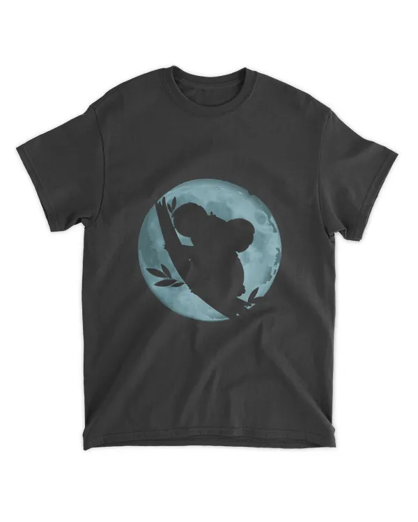 Koalas Moon Silhouette Art Australian Animal Lover