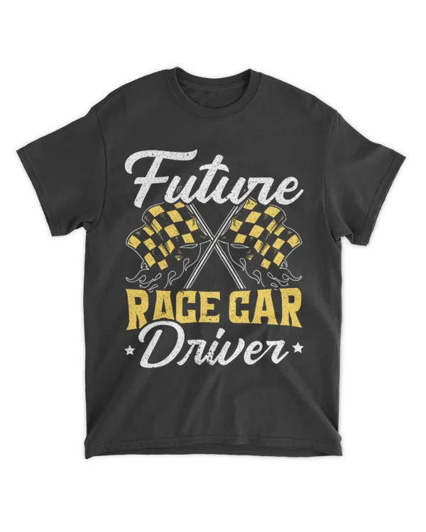 Future Race Car Driver Racer Kids Drag Racing Turbo Speed