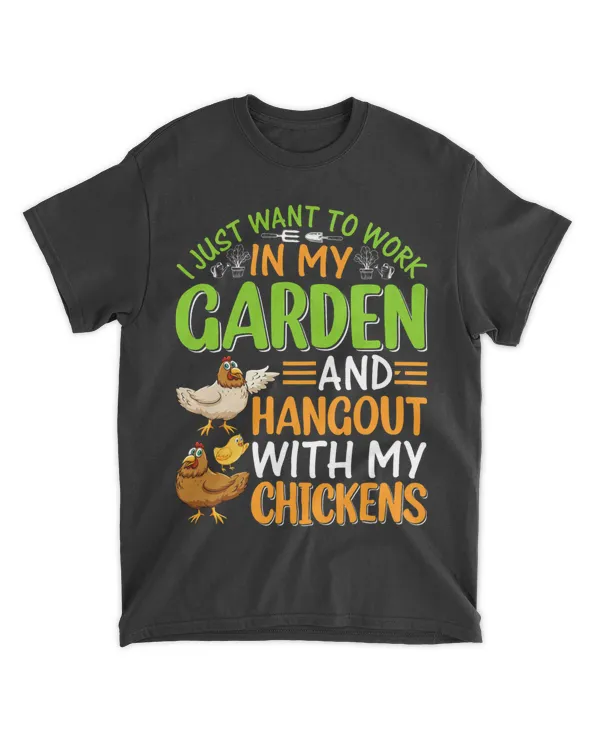 Chicken Gardening Garden Gardener Funny Chicken Lover