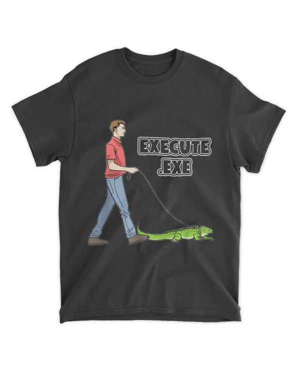 Lizard Lover Programmer Execute EXE Iguana Lizard Reptiles