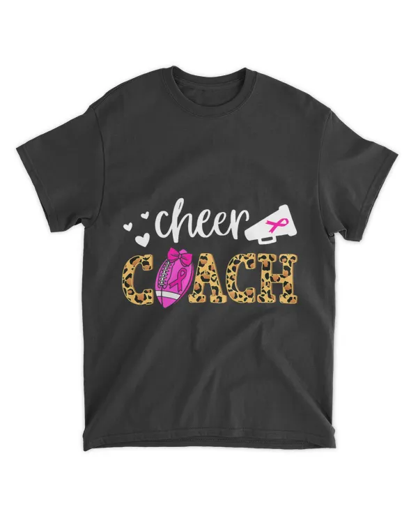 Football Cheer Coach Pink Ribbon Breast Cancer Awareness