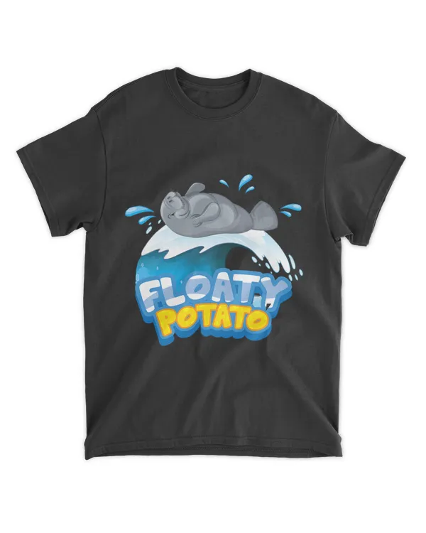 Cute Manatee Save the Floaty Potatoes