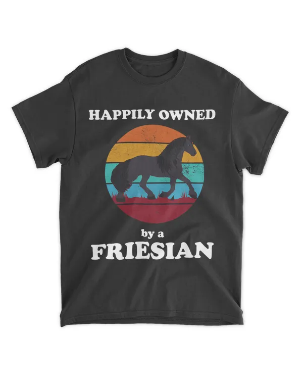Funny Horse Owner Happily Owned By A Friesian