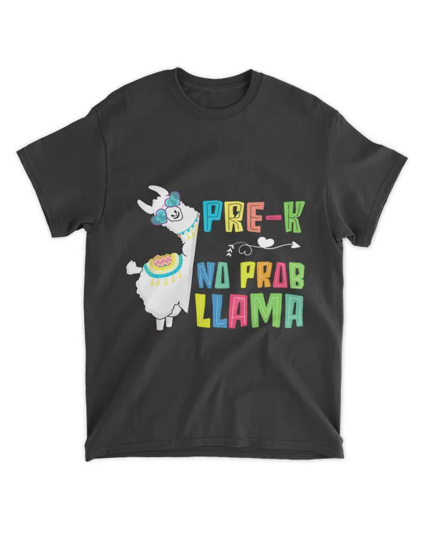 Funny PreK No Prob LLAMA Lover Back to school Teacher