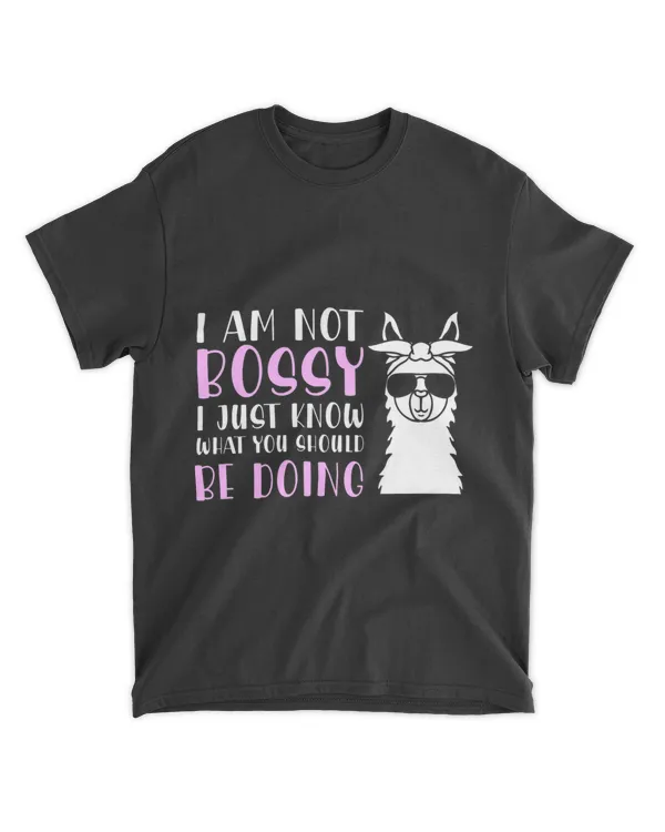 I Am Not Bossy 2Funny Lady Boss Llama