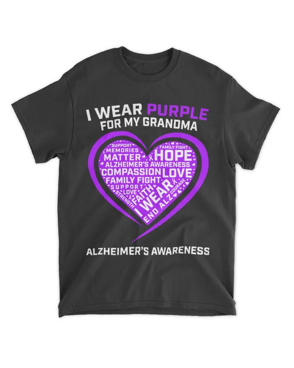Memories Matter End Alz Grandma Alzheimers Awareness Clothes