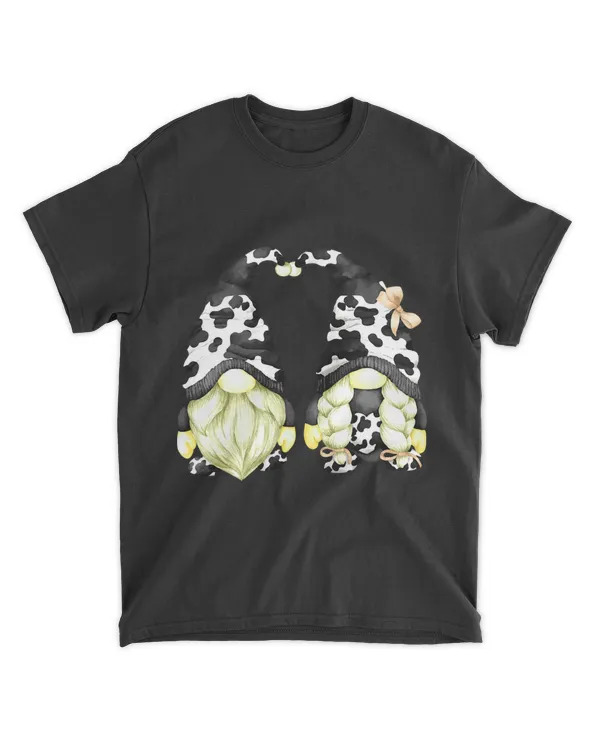 Black And White Cow Print For Farmer With Farm Ani