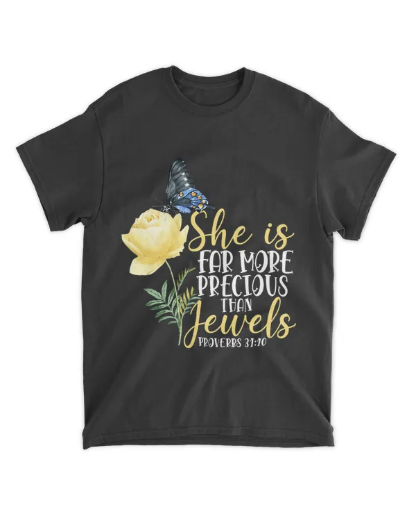Christian Bible Verse Butterfly Rose Flower Prover