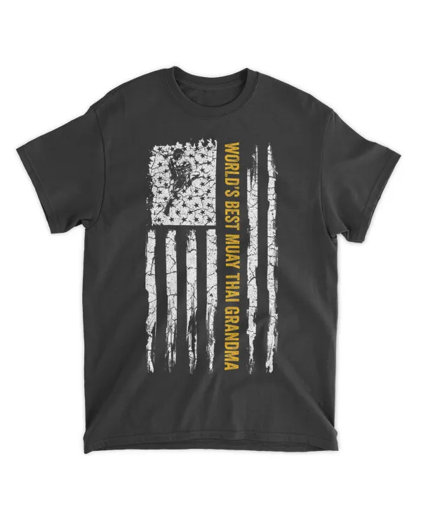 Vintage USA Flag Worlds Best MMA Muay Thai Fighter