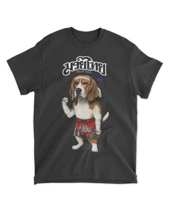 Beagle Dog as Muay Thai Kick Boxing Champion 21