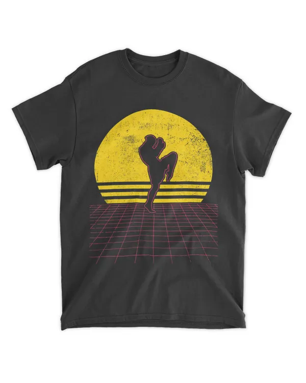 Muay Thai Kickboxing Retro Gift 21