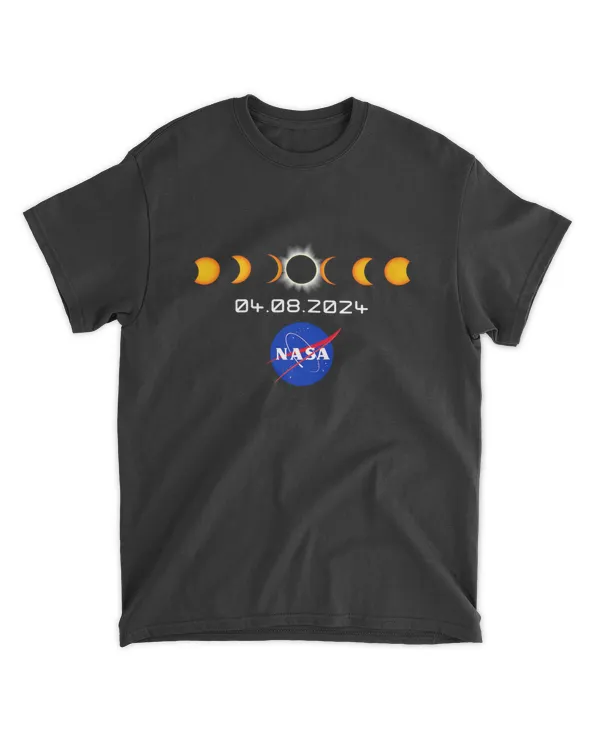 NASA Shirt Total Solar Eclipse tShirts 2024 April 8 Totality T-Shirt