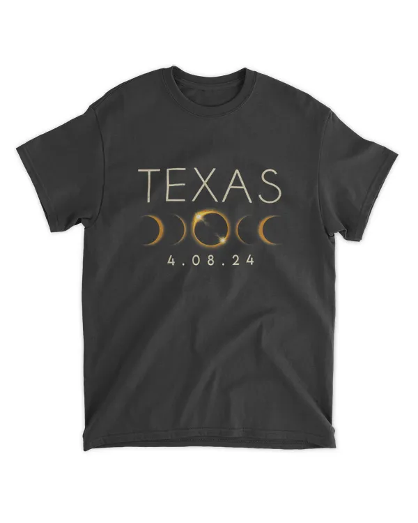 Solar Eclipse 2024 Shirt State Texas Total Solar Eclipse T-Shirt