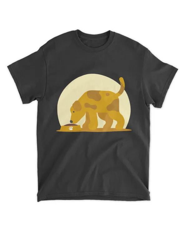 Dog eating