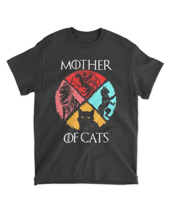 Mother of Cats - Cat Lovers Cat Mom Gift