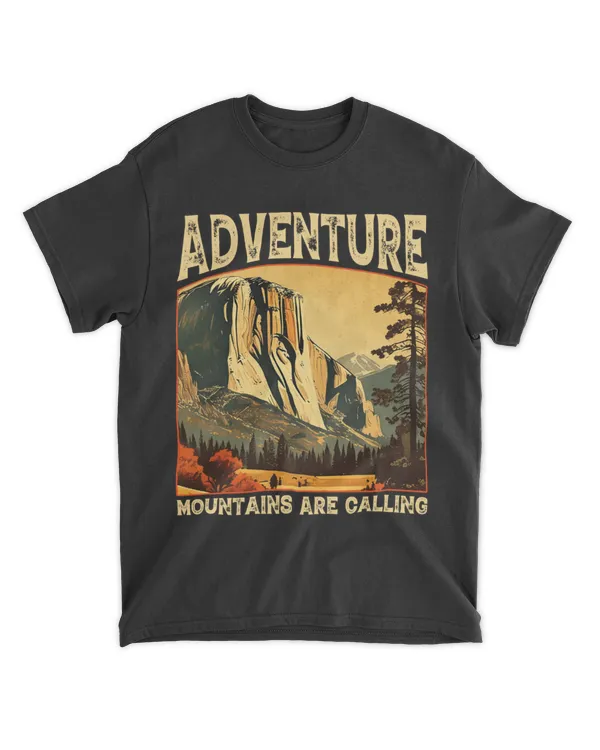 Hiking ( Hiking Trails ) - Adventure mountains are calling -  T-shirt