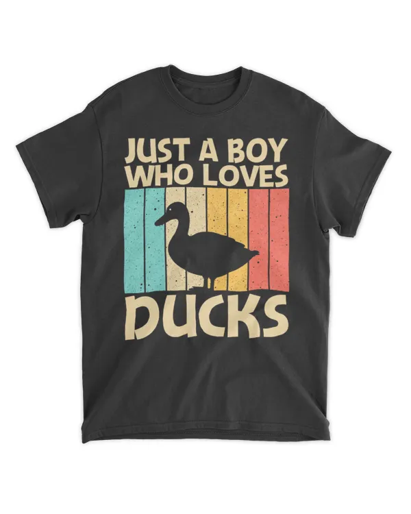 a boy who loves ducks