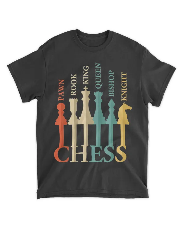 retro chess t-shirts