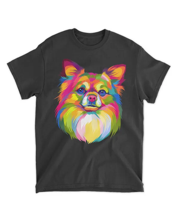 Pop Art Chihuahua Cute Paw Pet Gift Men Women Kids Dog Lover T-Shirt