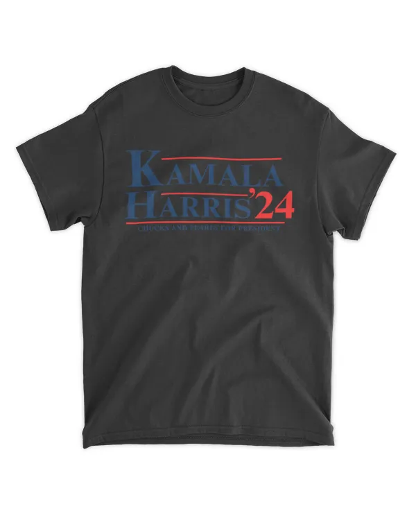Madam Kamala Chucks and Pearls for President 2024 T-Shirt