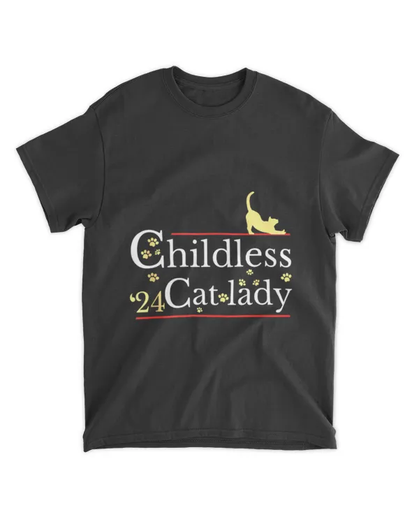 2024 Childless Cat Lady Shirt