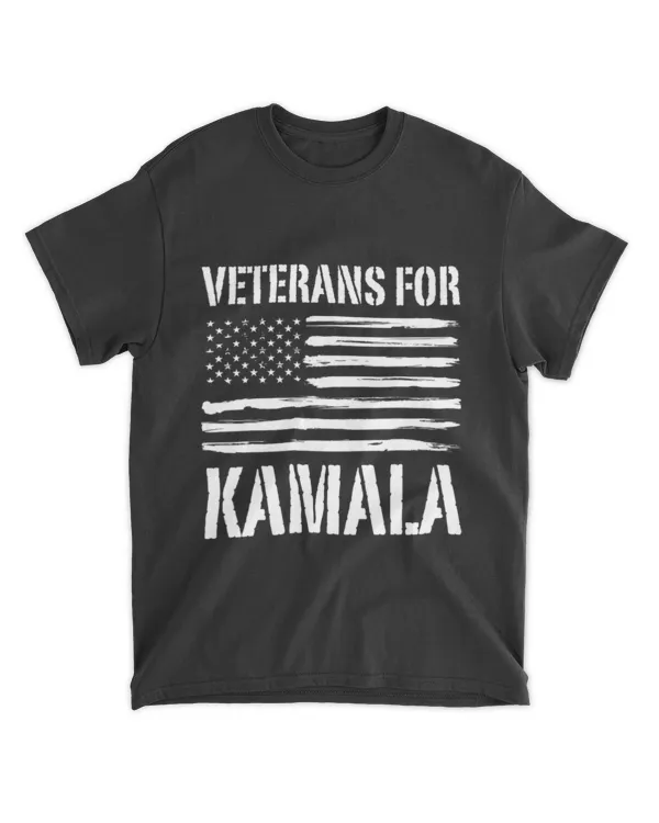 Veterans For Kamala - 2024 Military Service Voter Statement T-Shirt