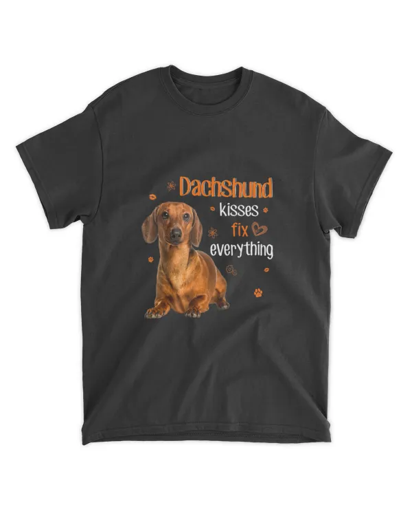 Dachshund Kisses Fix Everything dachshund lover