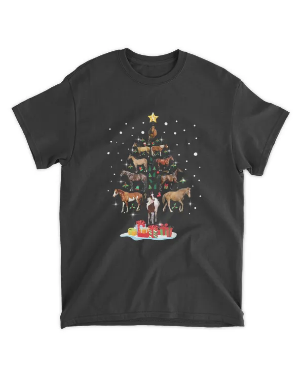 Horses Christmas Tree Shirt