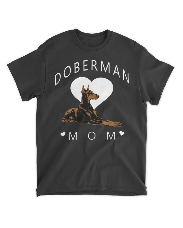 Doberman Pinscher Mom Womens T-Shirt