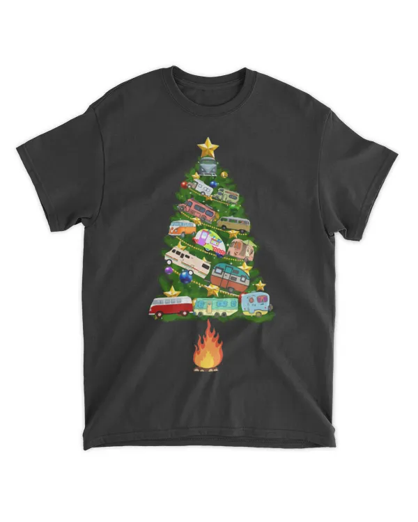 Camper Christmas tree Classic T-Shirt