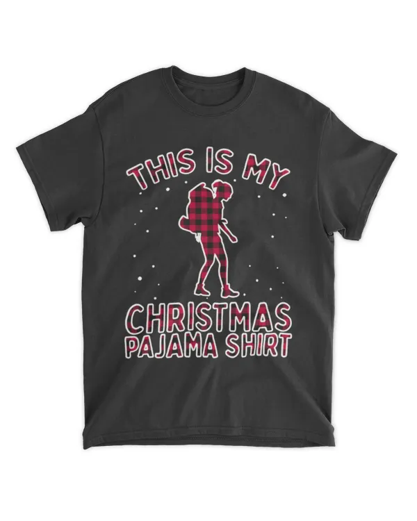 This Is My Christmas Pajama Hiking Camping Gifts For Hiker Essential T-Shirt