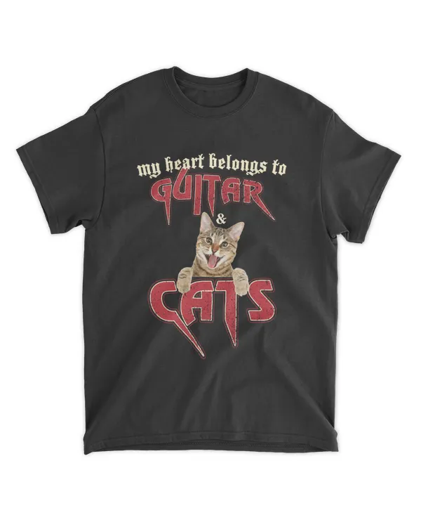 Miah719 My Heart Belongs To Guitar And Cats