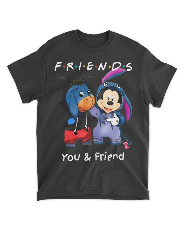 Eeyore and Mickey Friends