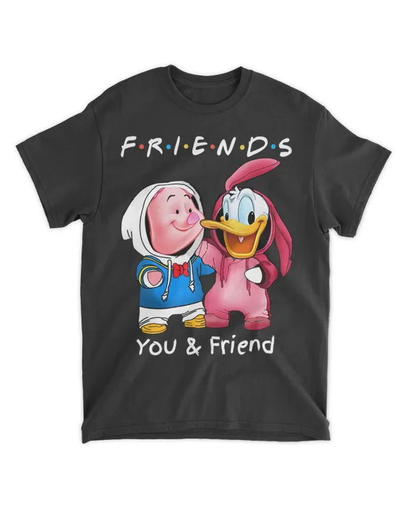 Pigglet and Donald Friends